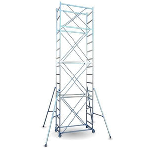 Trabattello Full mt. 6.70 h. Lavoro Con aste stabilizzatrici