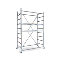 Trabattello zincato Maxi Tris H. 3.86 Lavoro Con Mezzo Piano