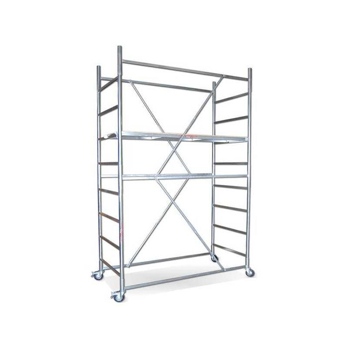 Trabattello zincato Maxi Tris H. 3.86 Lavoro Con Mezzo Piano