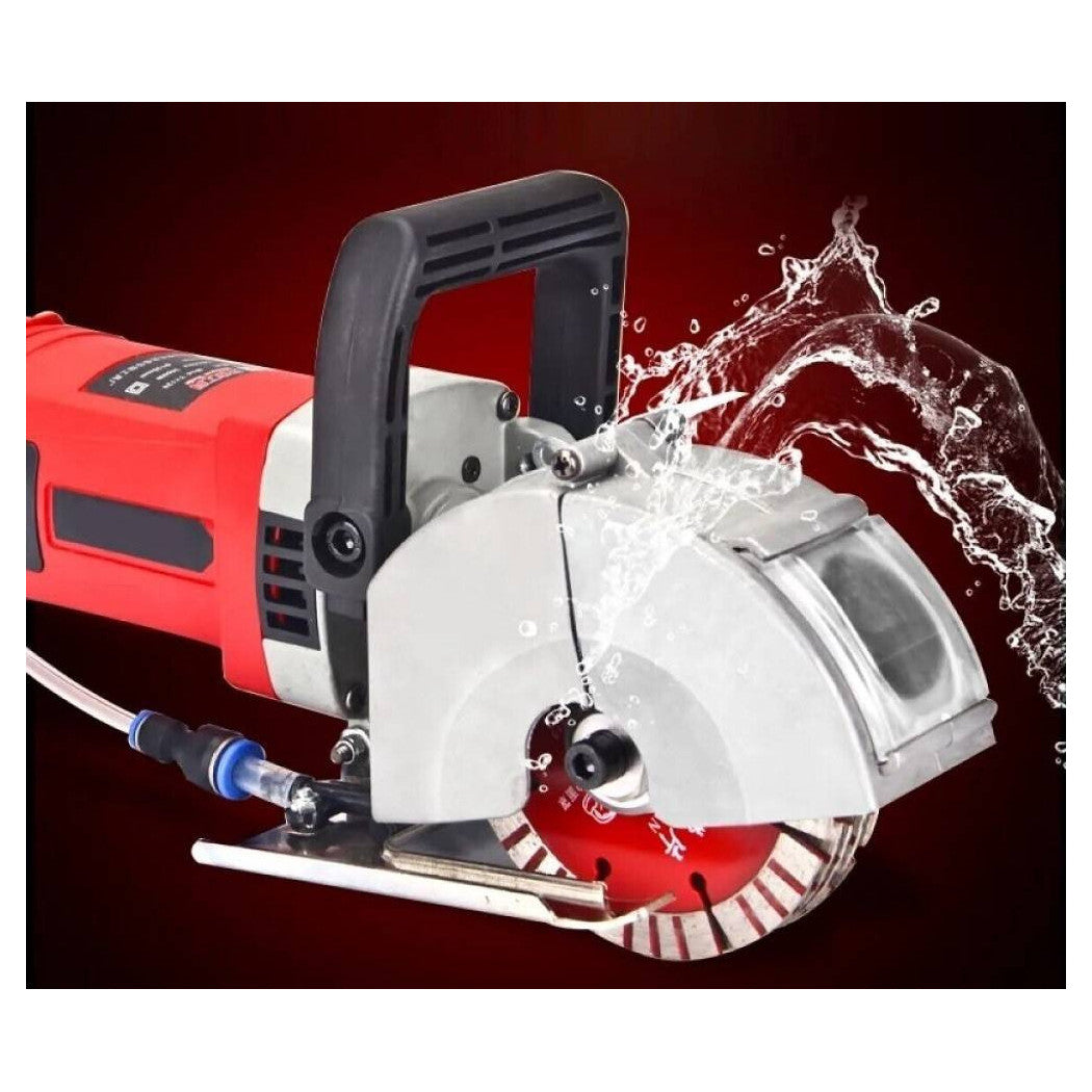 Trade Shop - Tracciatrice Scanalatrice A Disco 5 Dischi Scanalatore Muro 2800w Pompa Acqua -