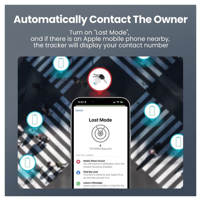 Trade Shop - Tracker Bluetooth Localizzatore Item Finder Smart Anti-loss Device Per Chiavi Borse         