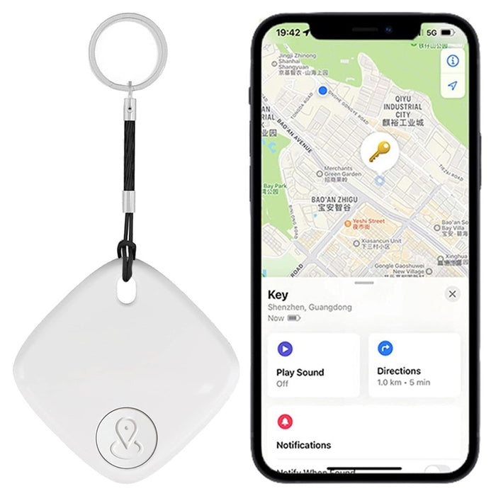Trade Shop - Tracker Bluetooth Localizzatore Item Finder Smart Anti-loss Device Per Chiavi Borse         