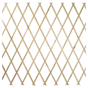 Traliccio Legno Rete Estensibile Piante Rampicanti Staccionata 100x300cm 206430