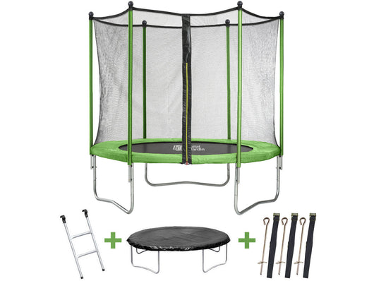 Trampolino tappeto elastico YOOPI - Ø2.44 m - con rete, scala e telone