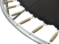 Trampolino tappeto elastico YOOPI -  Ø 4.25 m -  con rete + scala + telo + kit di ancoraggio