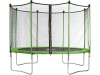 Trampolino tappeto elastico YOOPI -Ø  3.65 m - con rete, scala, telone e kit d'ancoraggio