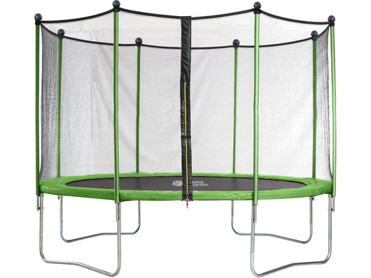 Trampolino tappeto elastico YOOPI -Ø  3.65 m - con rete, scala, telone e kit d'ancoraggio