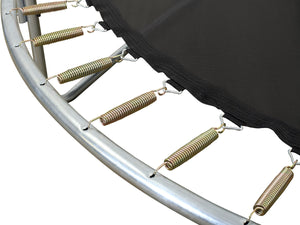 Trampolino tappeto elastico YOOPI - Ø 3.05 m - con rete + scala + telone + kit ancoraggio