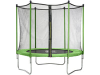 Trampolino tappeto elastico YOOPI - Ø 3.05 m - con rete + scala + telone + kit ancoraggio