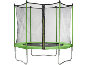 Trampolino tappeto elastico YOOPI - Ø 3.05 m - con rete + scala + telone + kit ancoraggio