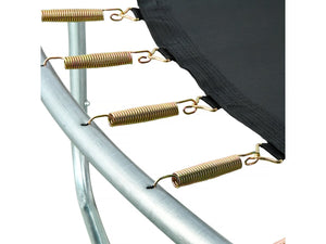 Trampolino con rete interna e canestro "jumper" Ø3,70 m - Grigio