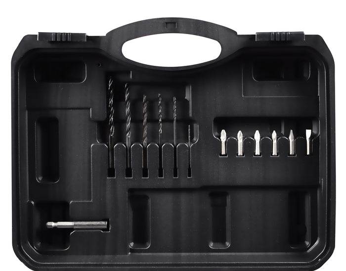 Trapano avvitatore a batteria a litio 12v cordless con valigetta ed accessori