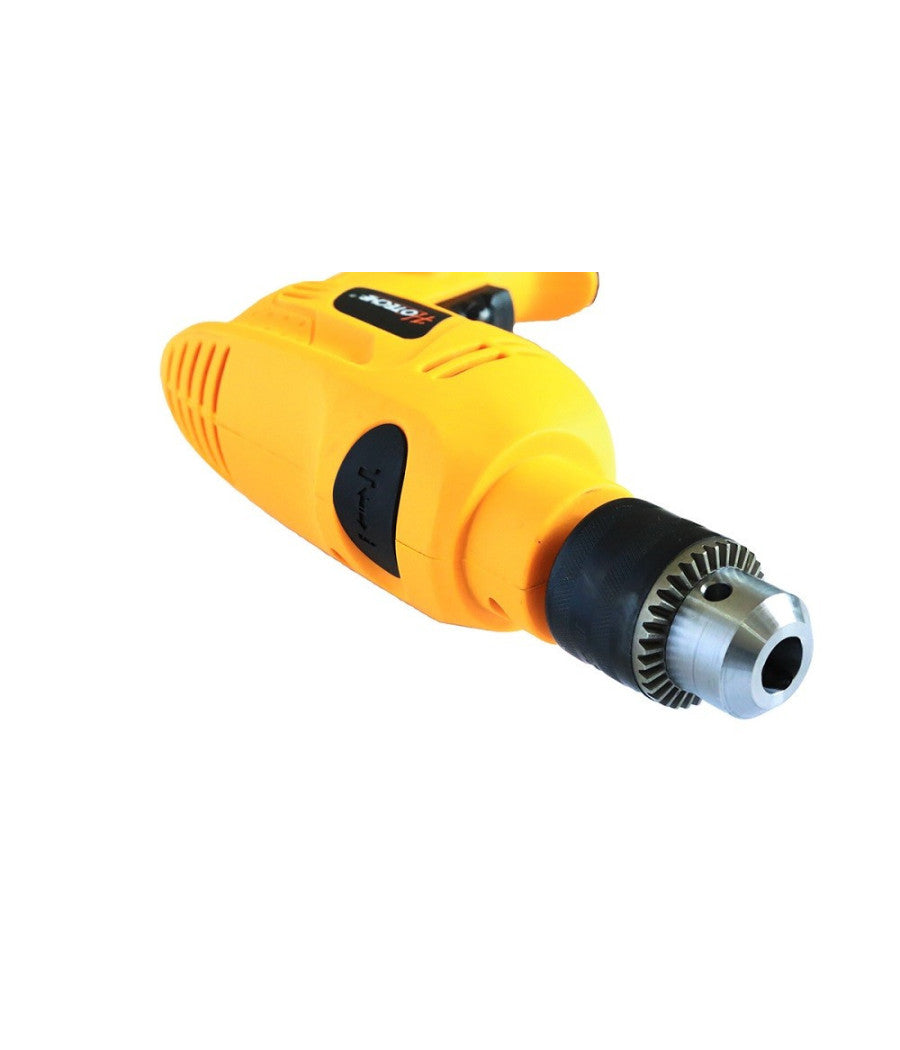 Trapano A Percussione 600w Con Valigia 101 Accessori Mandrino 13mm 0-2700min Rpm         