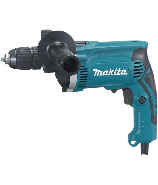 Trapano A Percussione Makita Hp1631 Profess. Con Accessori + Punte + Giubbino         