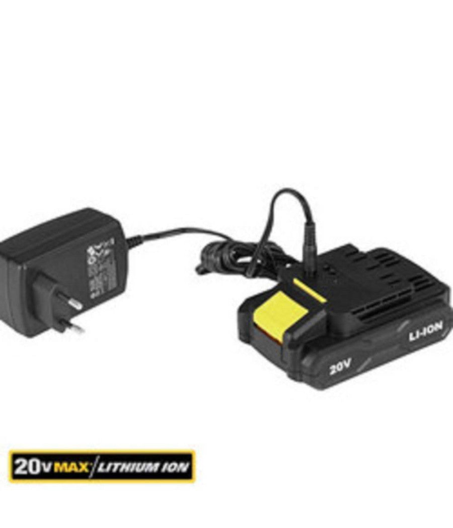 Trapano Avvitatore A Batteria A Litio 20v Cordless Mandrino 13 Mm Luce Led Work         