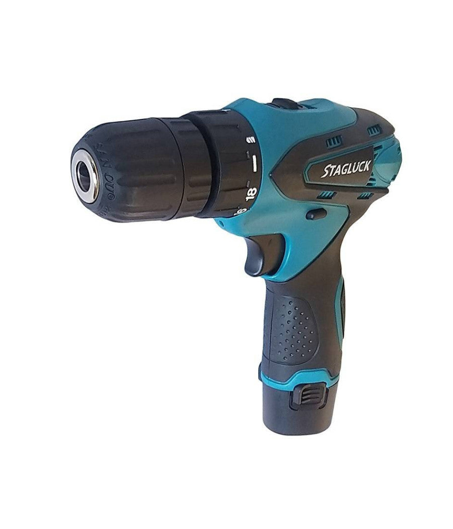 Trapano Avvitatore A Batteria A Litio Valigetta 14.4v Cordless Doppia Batteria         