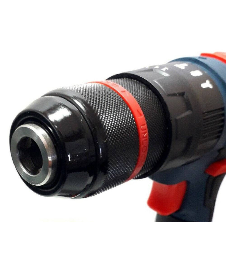 Trapano Avvitatore A Batteria Litio A Percussione 20v Doppia Batteria + Valigia         