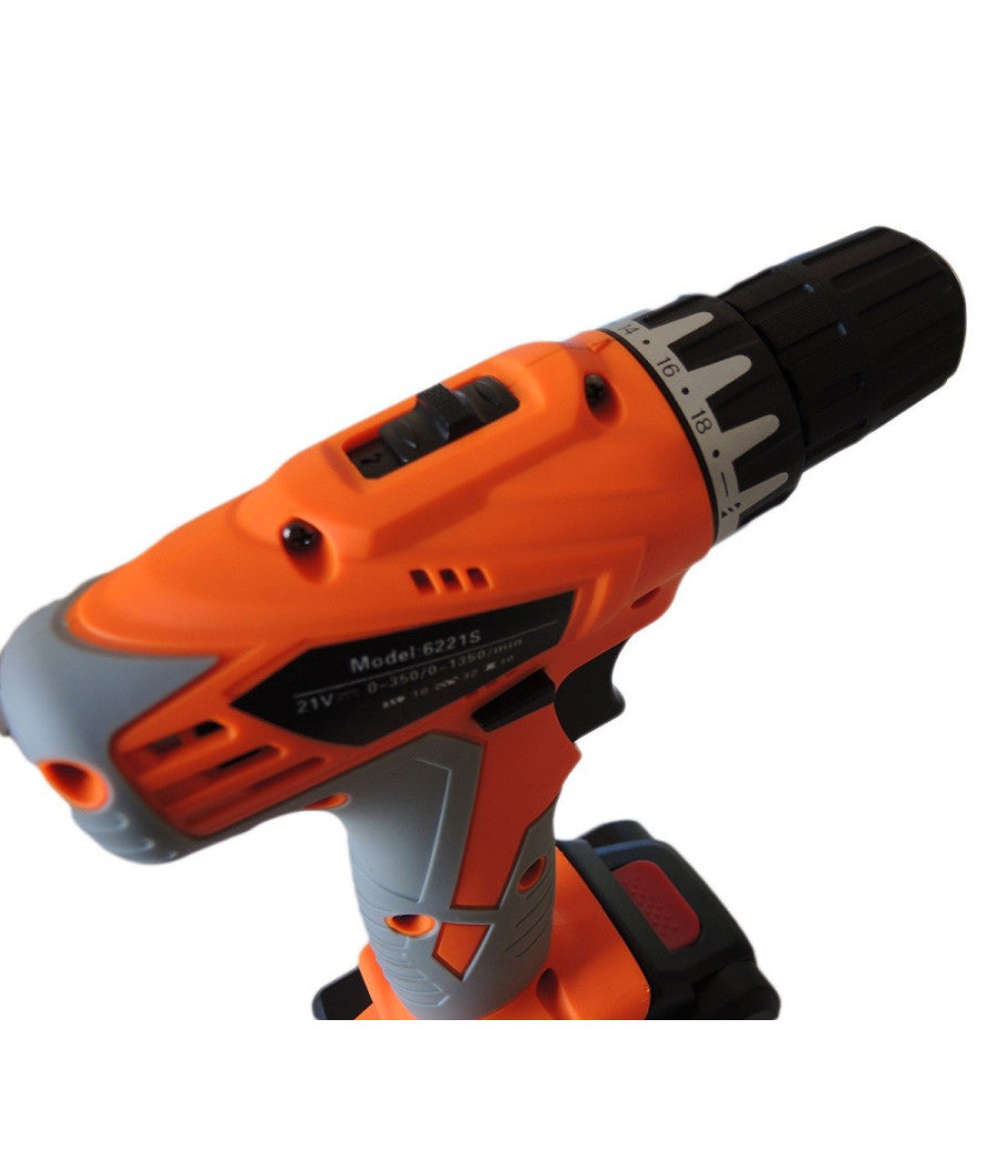 Trapano Avvitatore Con Doppia Batteria Al Litio 25v 1.3ah Con Valigia 6221s         