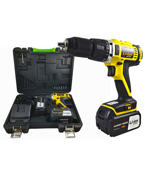 Trapano Avvitatore Con Percussione Cordless 18v 3ah Li-ion Bleked-finker Egcd18v         