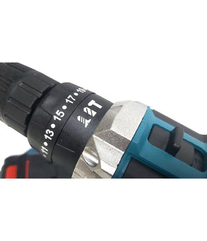 Trapano Avvitatore Doppia Batteria A Litio 36 V Max + Valigetta 26 Accessori Lld         