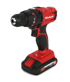 Trapano Avvitatore Einhell 18v Tc-cd 18-2 Li Kit Valigetta Alluminio         