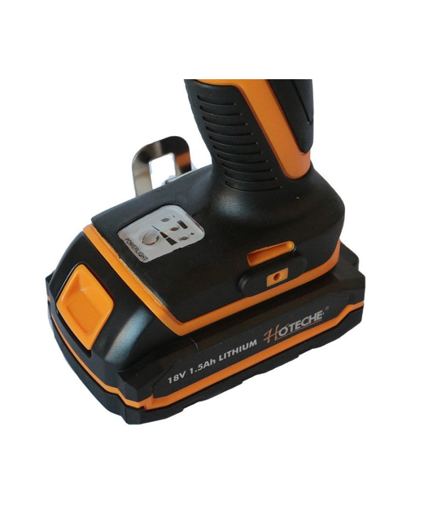 Trapano Avvitatore Percussione 2 Batterie Litio 18v 1.5a + Valigia + Accessori         