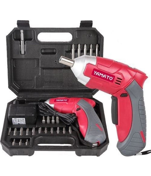 Trapano Avvitatore Senza Fili 3,6 W 3,6 V A Batteria 180 Giri/min Con 24 Punte         