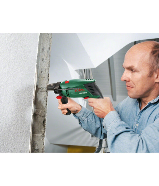 Trapano Battente Avvitatore Percussione Con Valigetta Bosch Psb Easy 500 Watt         