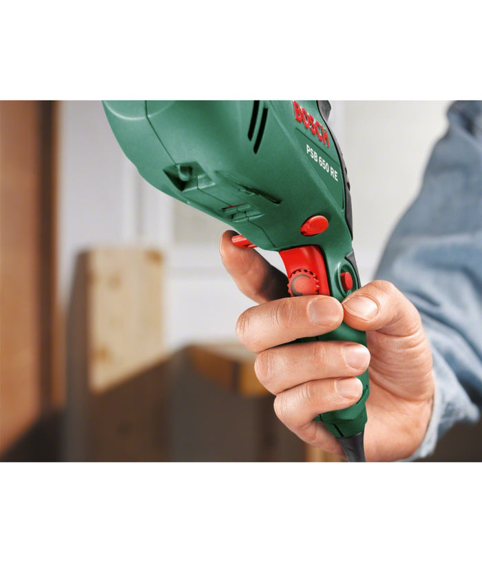 Trapano Battente Avvitatore Percussione Con Valigetta Bosch Psb Universal 650 W         