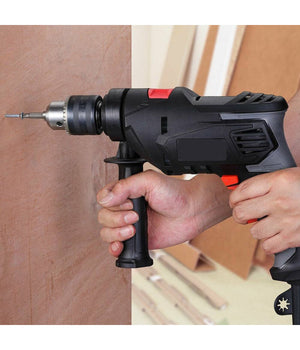 Trapano Elettrico A Percussione 710w Velocita Regolabile 3000rpm Mandrino 13 Mm         