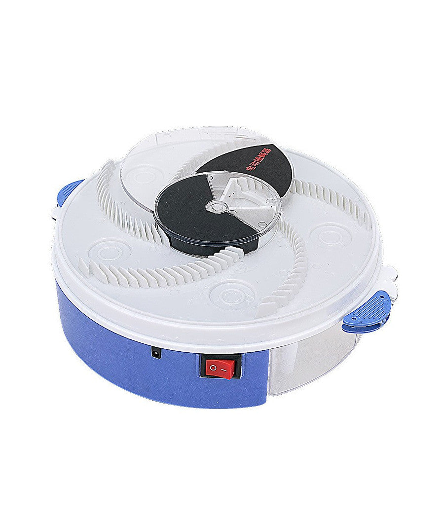 Trappola Elettronica Per Mosche Zanzare Repellente Insetti Esca E Disco Rotante         