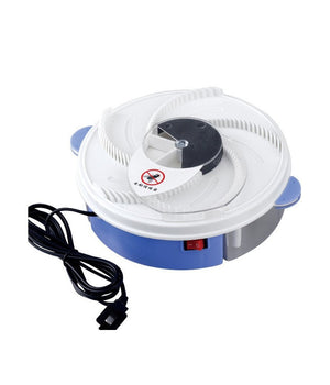 Trappola Elettronica Per Mosche Zanzare Repellente Insetti Esca E Disco Rotante         