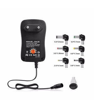 Trasformatore Alimentatore Universale 500ma 5 A 12v 8 Adattatori Potenza 45w Usb         