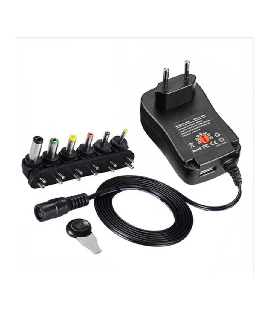 Trasformatore Alimentatore Universale 500ma 5 A 12v 8 Adattatori Potenza 45w Usb         