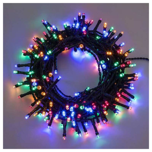 Catena Minilucciole 320 Led Multicolore 14,8 Metro 8 Giochi Luce Lotti