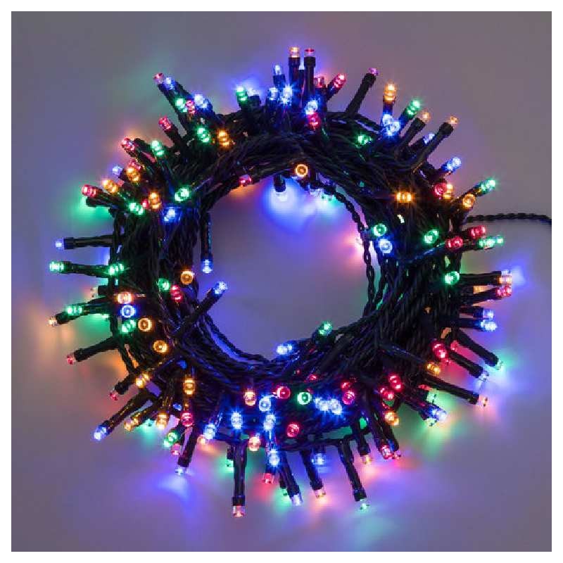 Catena Minilucciole 320 Led Multicolore 14,8 Metro 8 Giochi Luce Lotti