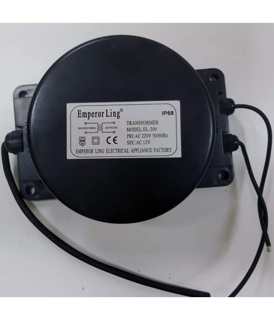 Trasformatore Impermeabile Ip68 12v 300w 33a 50/60hz Corrente Piscina Luce Acqua         