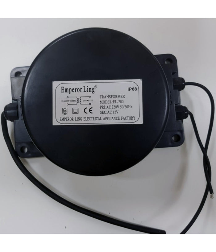 Trasformatore Impermeabile Ip68 12v 300w 33a 50/60hz Corrente Piscina Luce Acqua         
