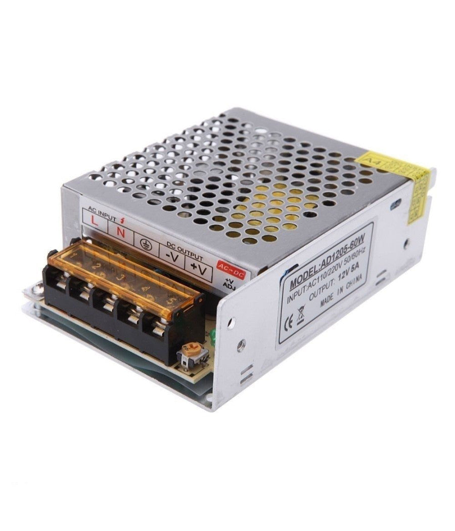 Trasformatore Led Per Striscia Lampadina 60w 5a Alimentatore Led 12v Dc Driver         