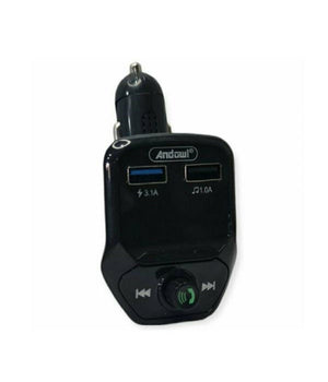 Trasmettitore Fm Vivavoce Wireless Per Auto Q-c66 Caricatore Musicale Doppio Usb         