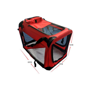 Gabbia trasportino borsa per cani gatti pieghevole animali cuccioli da trasporto medio