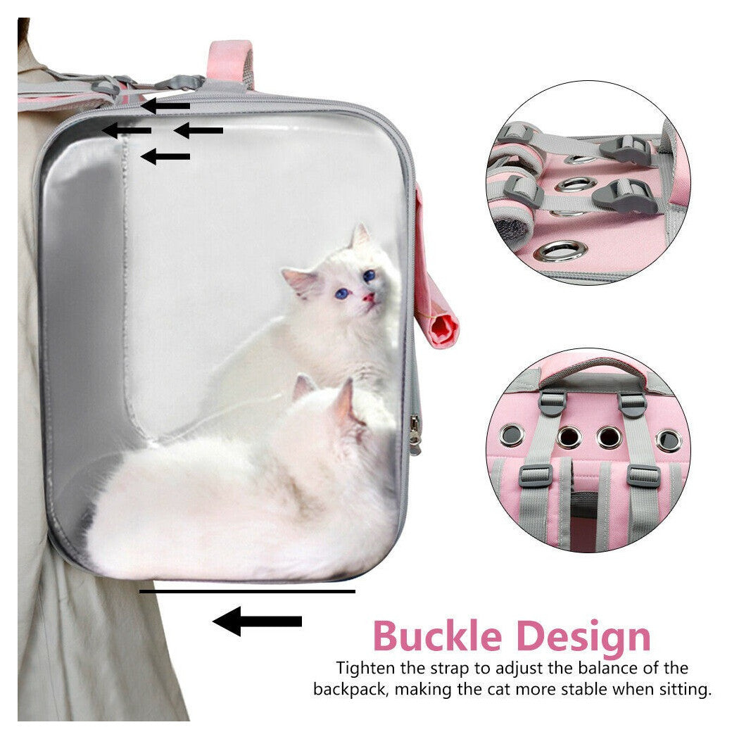 Trade Shop - Trasportino A Zaino Gatto Borsa Zaino Impermeabile Trasporto Viaggio Per Cane -