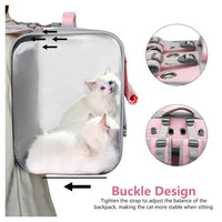 Trade Shop - Trasportino A Zaino Gatto Borsa Zaino Impermeabile Trasporto Viaggio Per Cane -