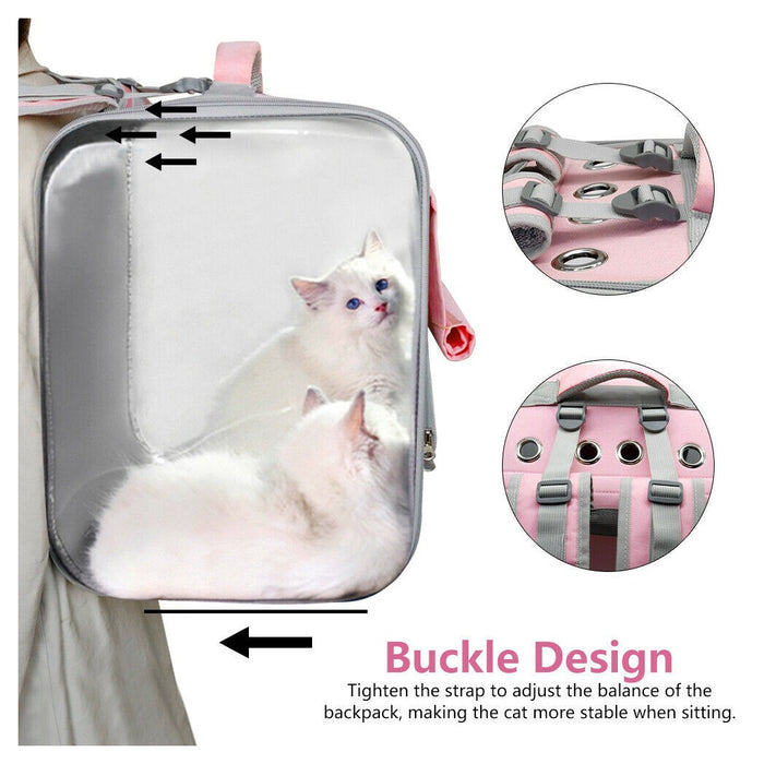 Trade Shop - Trasportino A Zaino Gatto Borsa Zaino Impermeabile Trasporto Viaggio Per Cane -