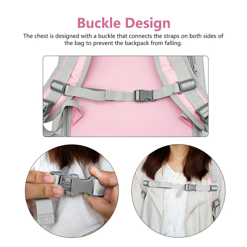 Trade Shop - Trasportino A Zaino Gatto Borsa Zaino Impermeabile Trasporto Viaggio Per Cane -