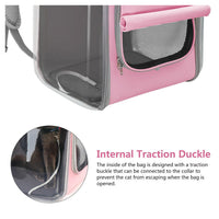 Trade Shop - Trasportino A Zaino Gatto Borsa Zaino Impermeabile Trasporto Viaggio Per Cane -