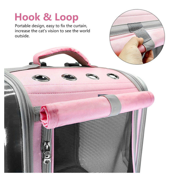 Trade Shop - Trasportino A Zaino Gatto Borsa Zaino Impermeabile Trasporto Viaggio Per Cane -