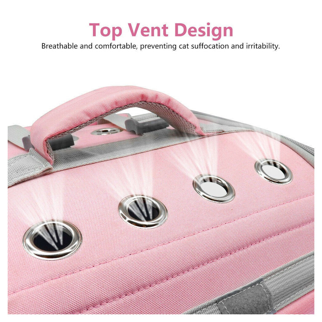 Trade Shop - Trasportino A Zaino Gatto Borsa Zaino Impermeabile Trasporto Viaggio Per Cane -