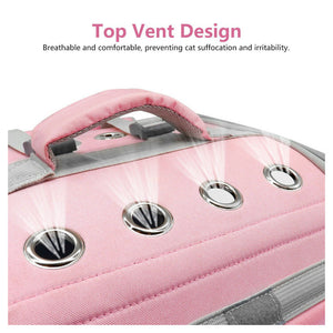 Trade Shop - Trasportino A Zaino Gatto Borsa Zaino Impermeabile Trasporto Viaggio Per Cane -