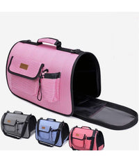 Trasportino Borsa Per Gatti Cani Animali Da Trasporto Cestino 54 X 21 X 31 Cm         
